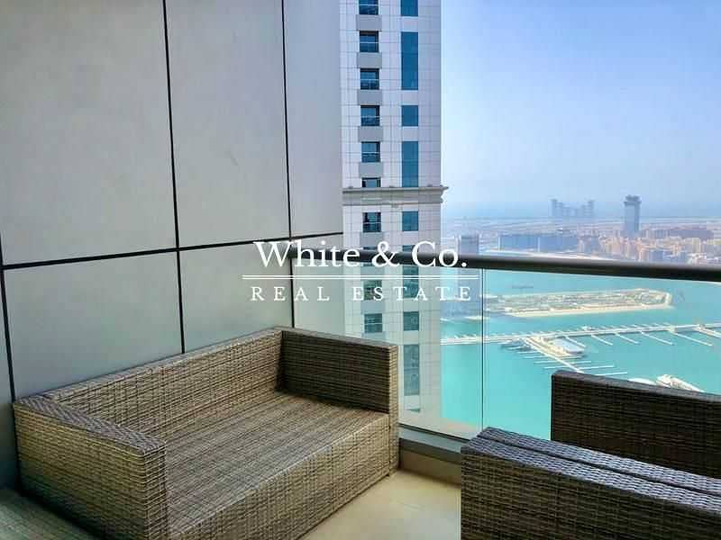 4 Stylishly Furnished | High Floor | Marina Views