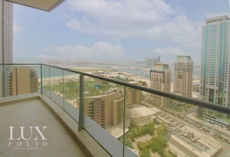 Full Sea/ Palm View | Spacious | Unfurnished