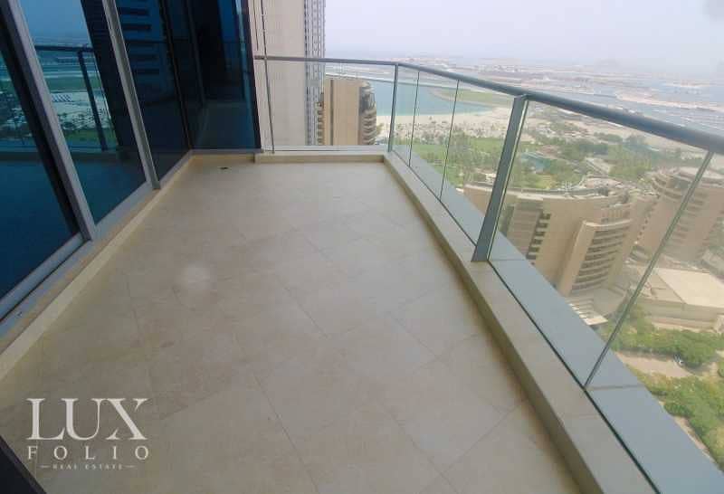 4 Full Sea/ Palm View | Spacious | Unfurnished