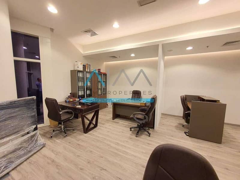 2 Fully Furnished Office | High Floor | 1 Parking | Near Metro