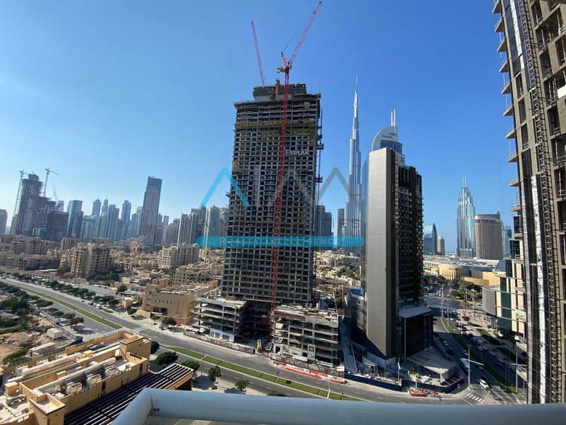 10 508 Sq. Ft | Stunning Burj view 2 Bedroom for rent | Downtown Dubai