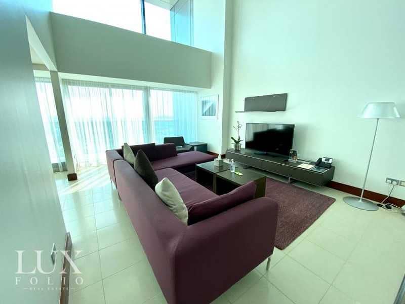 2 Jumeirah Living |Exquisite Fully Furnished Duplex