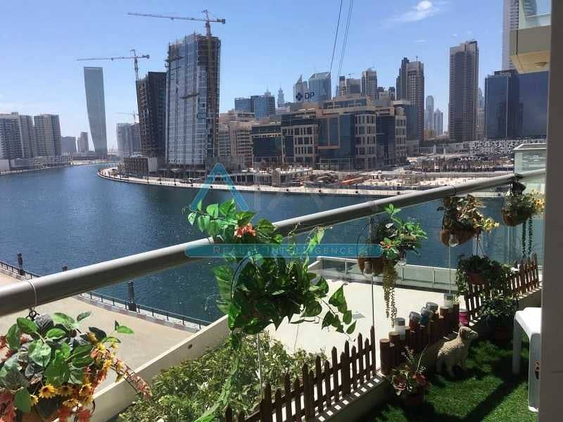 Upgraded | Fully Furnished / Unfurnished Canal View 2 bedroom for rent | Dubai