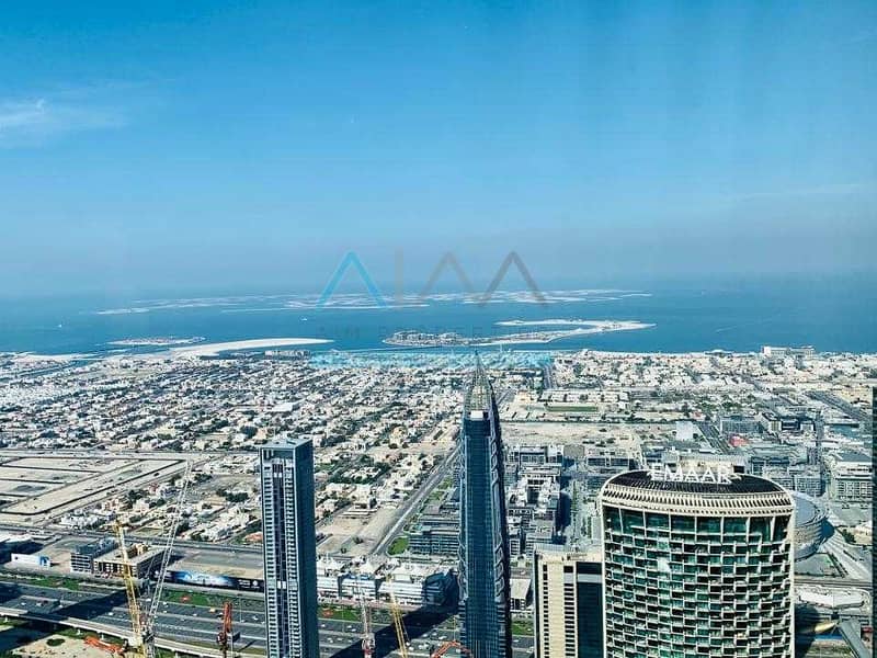 3 FULLY UPGRADED 3BR MAID HIGH FLOOR BURJ KHALIFA