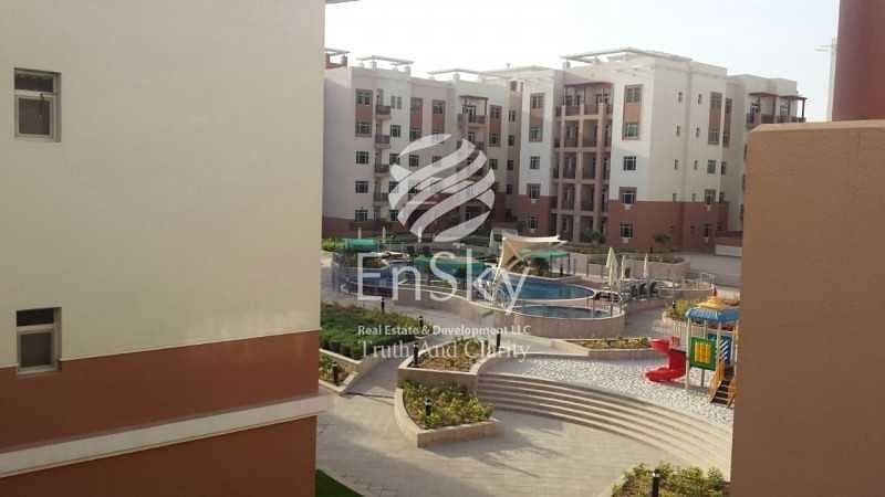 4 Pool View with Balcony Available in Al Ghadeer
