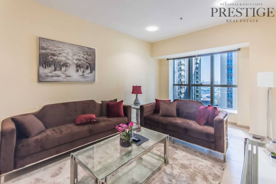 Partial Sea View|High-Floor Furnished 2Bed|Ac Free