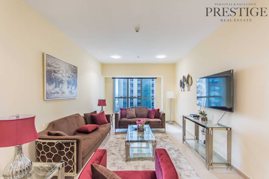 4 Partial Sea View|High-Floor Furnished 2Bed|Ac Free