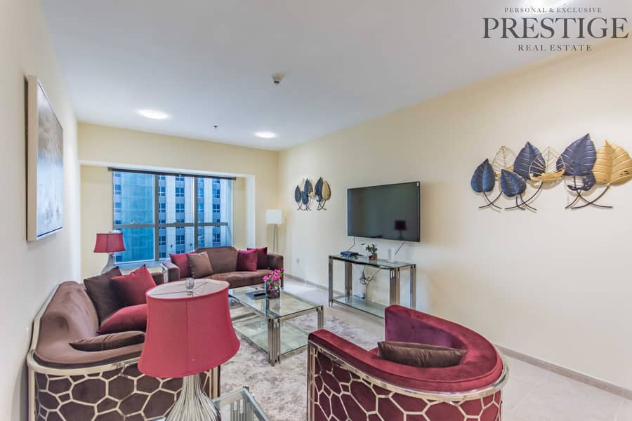 3 Partial Sea View|High-Floor Furnished 2Bed|Ac Free