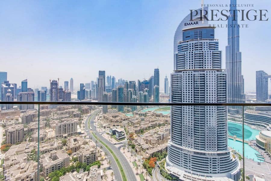 3 Bed + Maid 04 | Burj Khalifa View |  High Floor