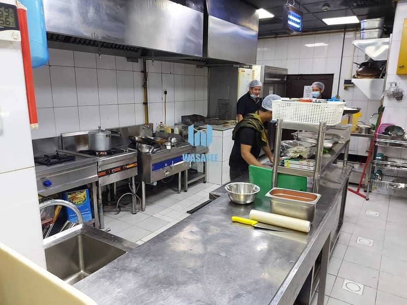 5 Running Restaurant AED 350K |Al Rigga| Inside Mall |