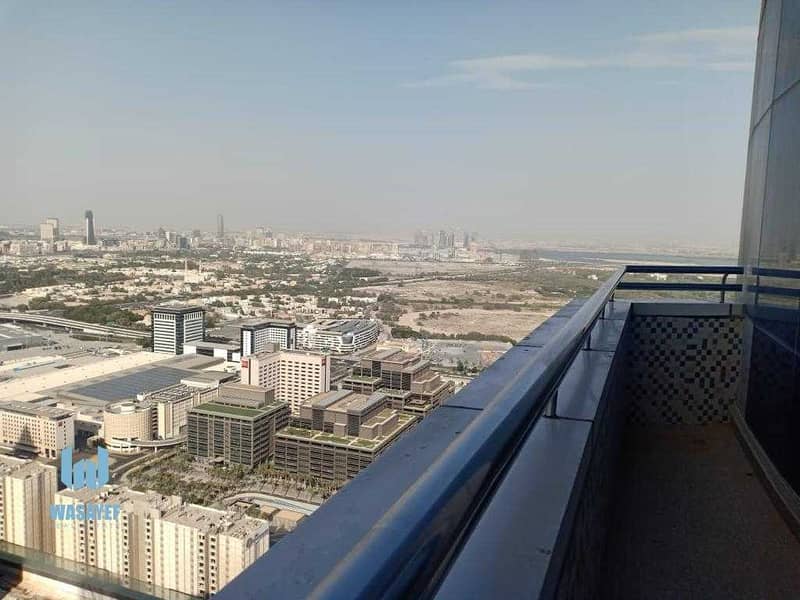10 2 Month Free-Chiller Free-0 Commission Huge 2 BHK Sheikh Zayed Road view Rent AED 87K