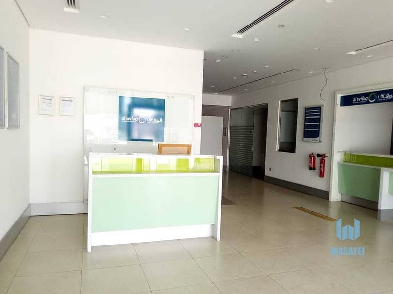 2 FULLY FITTED SHOWROOM WITH OFFICES ON SHEIK ZAYED ROAD.