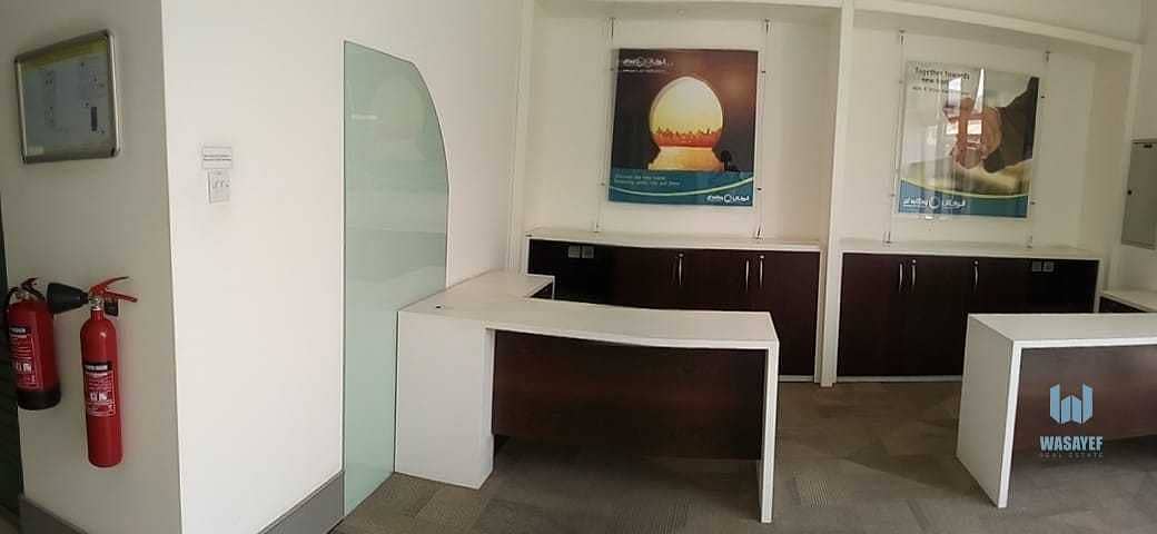 3 FULLY FITTED SHOWROOM WITH OFFICES ON SHEIK ZAYED ROAD.