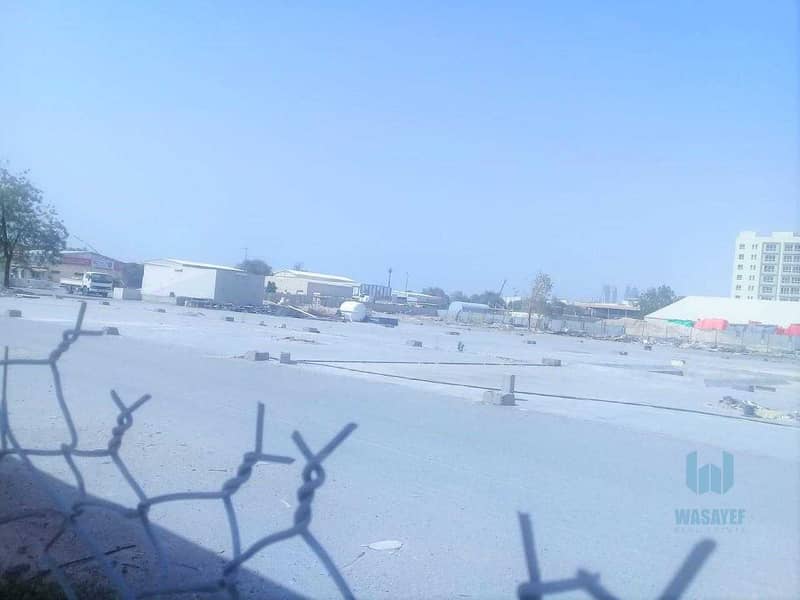 7 PRIVATE COMMERCIAL PLOT FOR SALE IN AL-QUOZ WITH A  FULL FENCE&WAREHOUSE. .