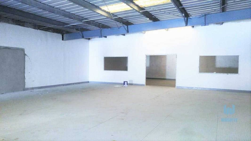 4 WELL MAINTAINED WAREHOUSE IN AL QUOZ WITH HIGH POWER 80KILO WATTS!!