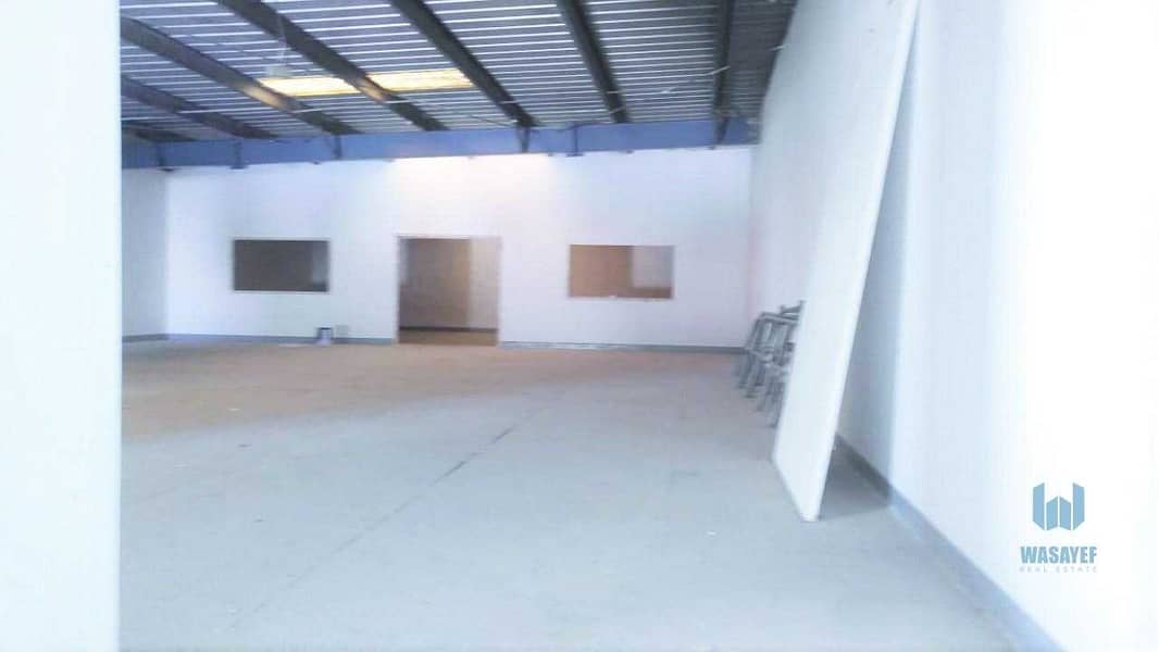 10 WELL MAINTAINED WAREHOUSE IN AL QUOZ WITH HIGH POWER 80KILO WATTS!!