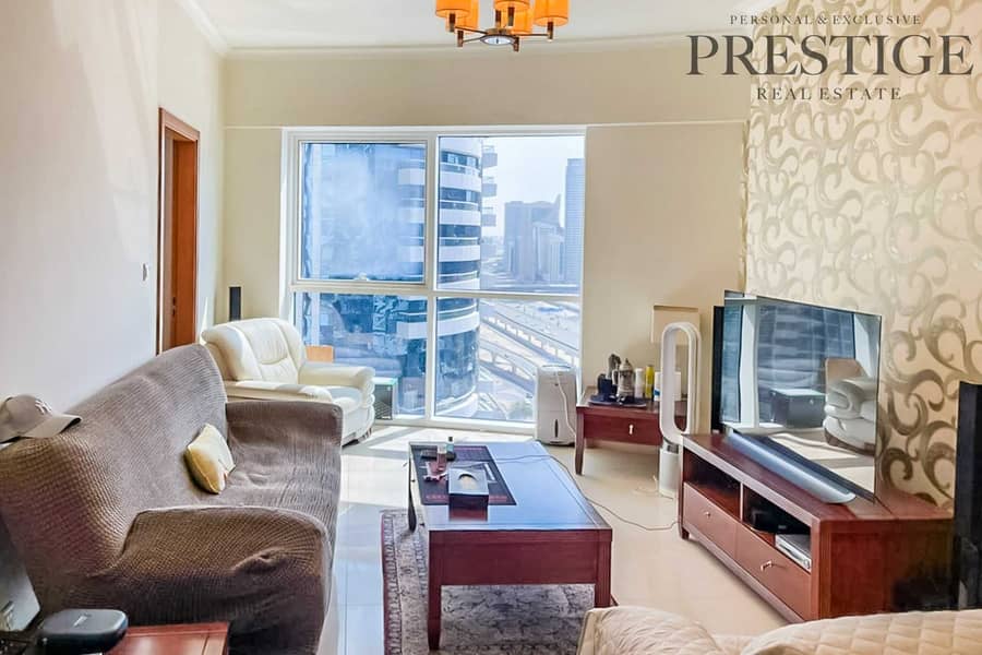 High Floor Furnished 1BR | Community View