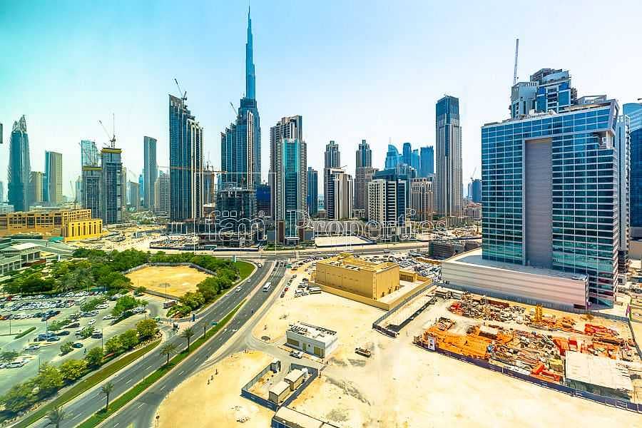 2 Spacious Office Canal & Burj Khalifa View