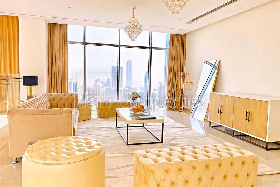 4 Luxury Duplex Penthouse | Panoramic Burj View
