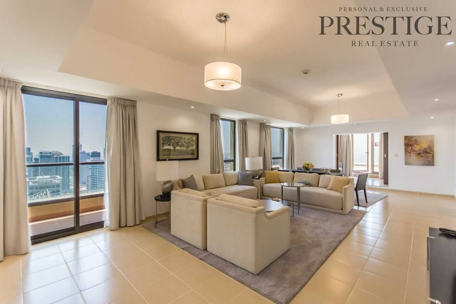 6 4 beds | high floor | vacant | JBR for sale
