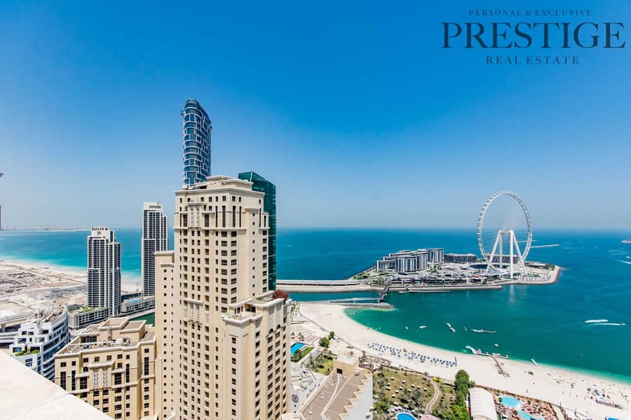 7 4 beds | high floor | sea view | JBR for sale