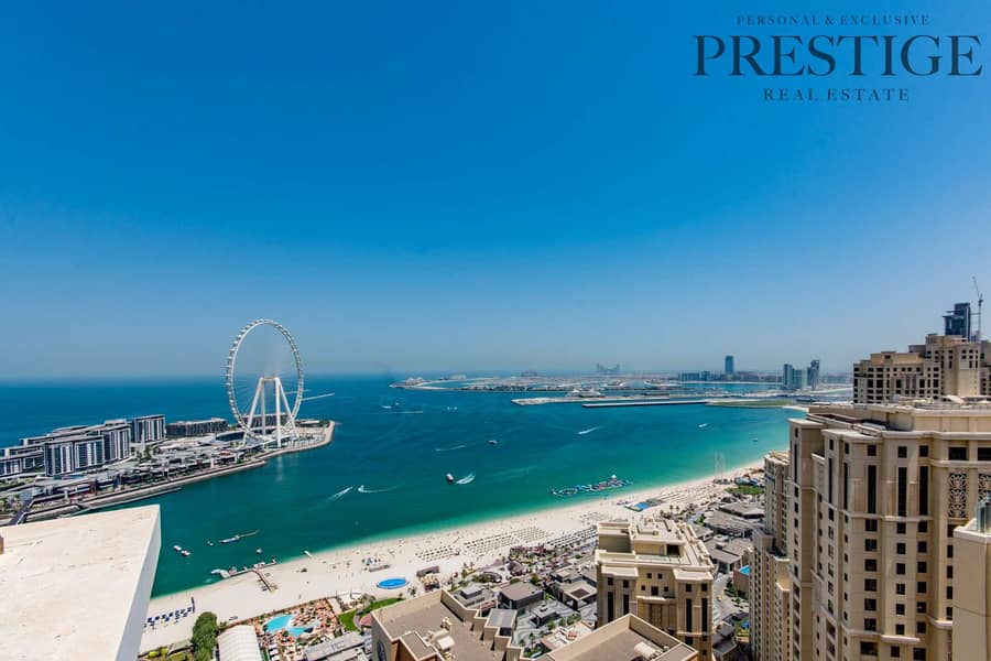 11 4 beds | high floor | sea view | JBR for sale