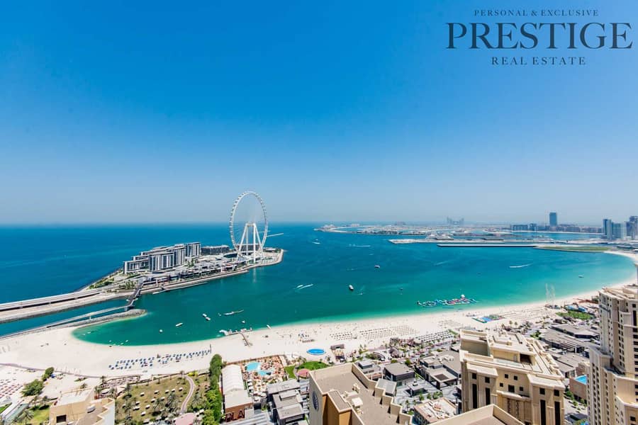 18 4 beds | high floor | sea view | JBR for sale