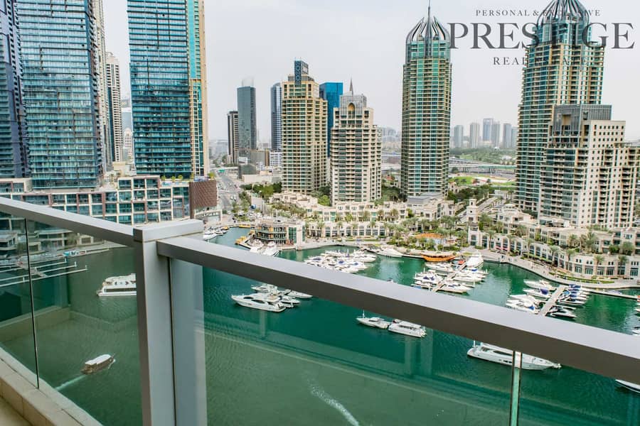 Very Beautiful Lager 3 Bedroom + Maid Full Marina view