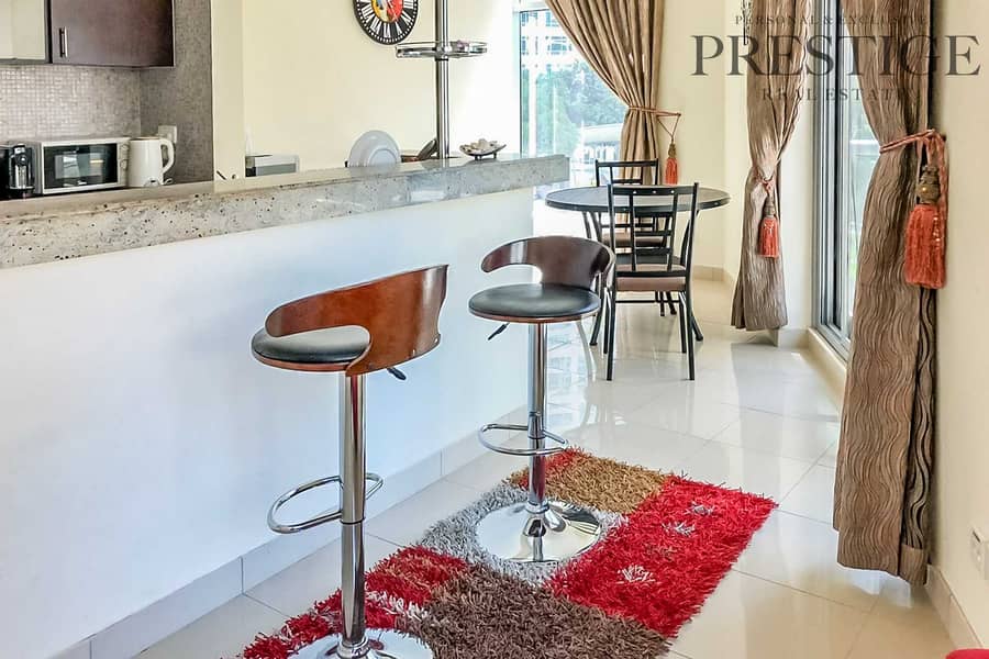 13 Furnished | Balcony | Chiller free | 1 Bed