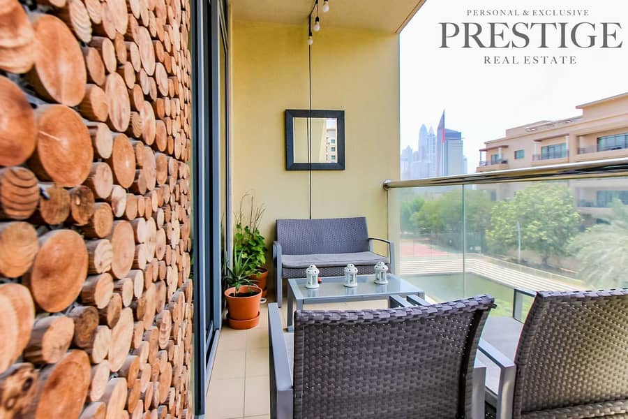 Golf Tower | 2 Bed | Lake View | Semi-Furnished