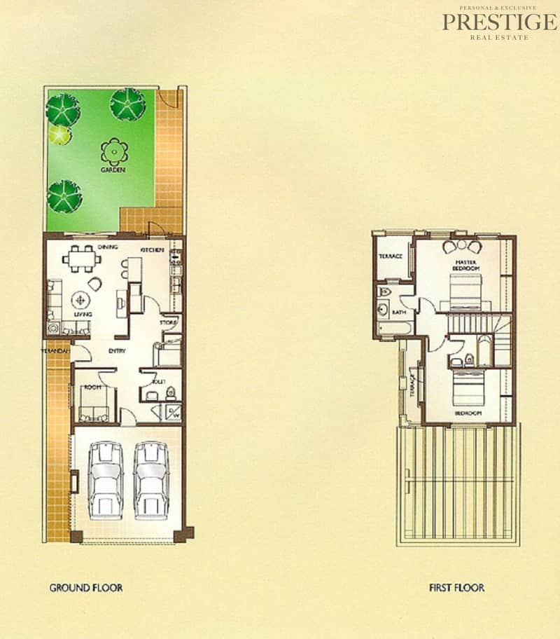 9 2 bedroom | Single Row | Type 4M | Al Reem 3