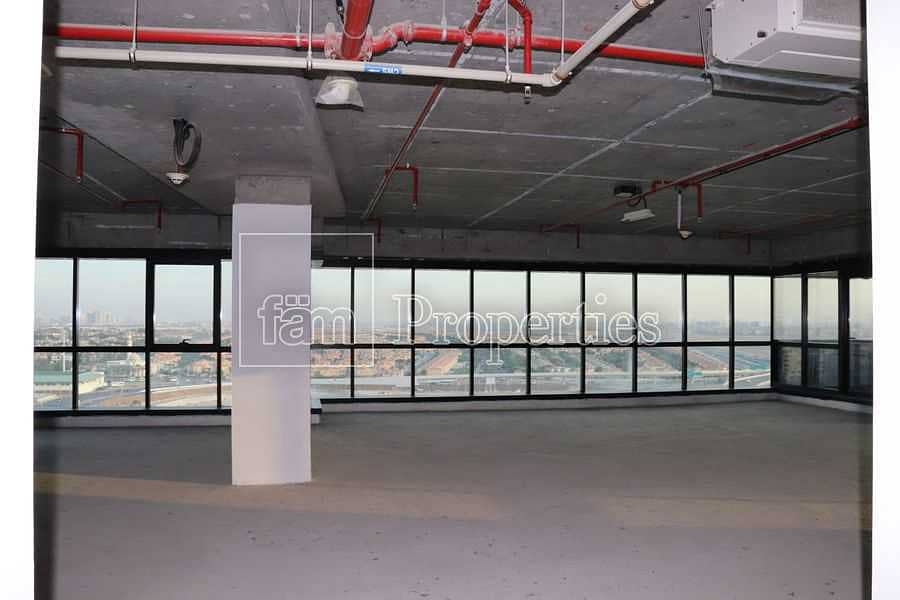 4 Mid floor Shell n core office for sale