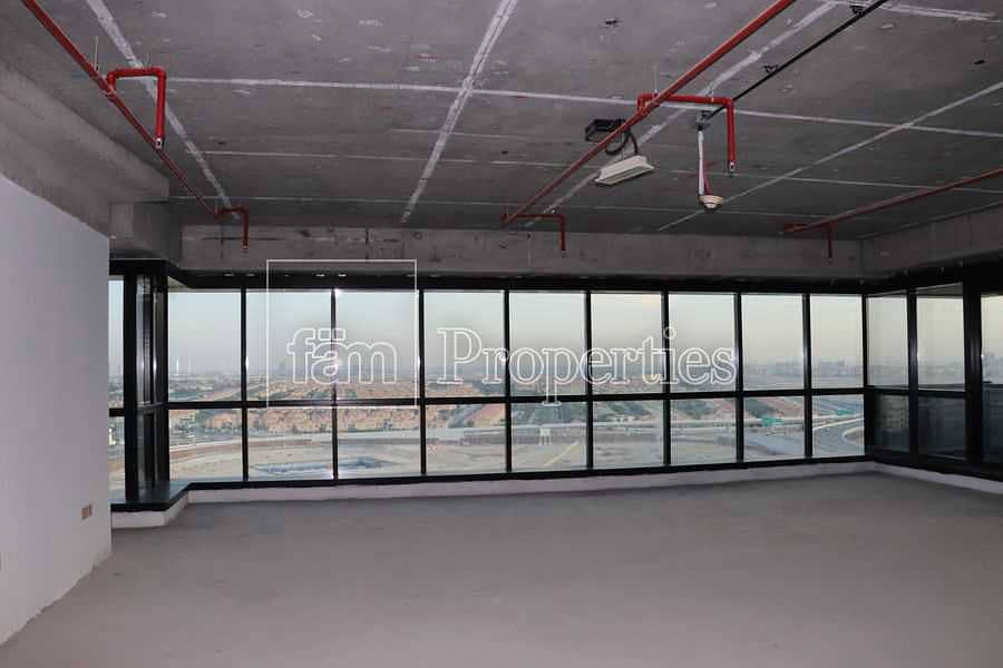 5 Mid floor Shell n core office for sale
