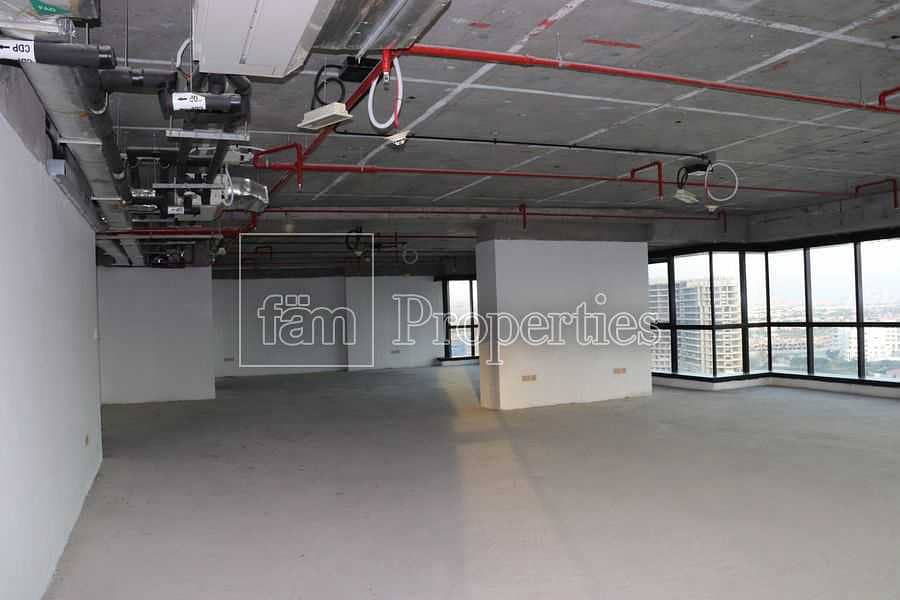 6 Mid floor Shell n core office for sale