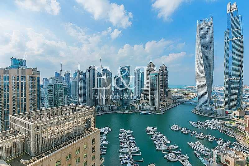 35 Full Marina View|High Floor|Vacant|Unfurnished