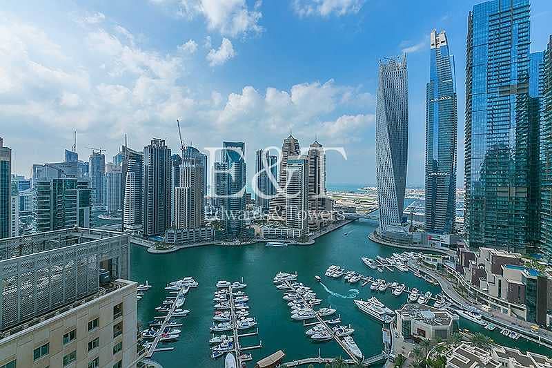36 Full Marina View|High Floor|Vacant|Unfurnished
