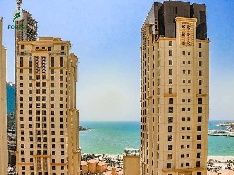 14 Stunning | Full Sea View 3BR | Unfurnished