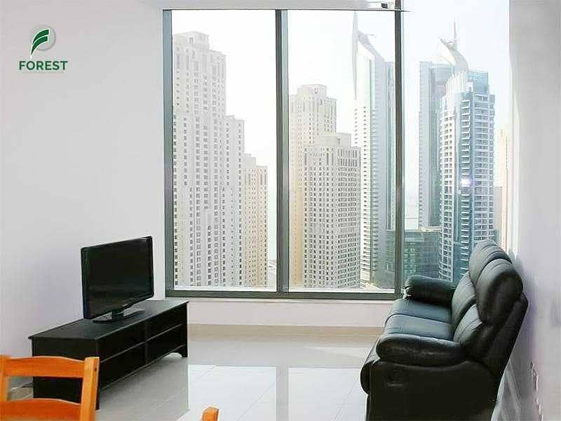 位于迪拜码头，置银大厦，置银大厦B座 1 卧室的公寓 1500000 AED - 5147835