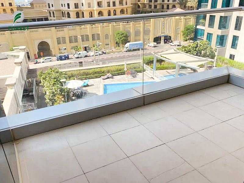 22 Pool View | Spacious 2BR Apt | Huge Living Area