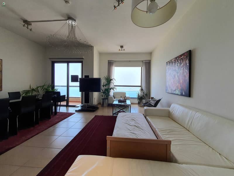 4 Amazing Fully Furnished | 3 Beds | Full Sea View