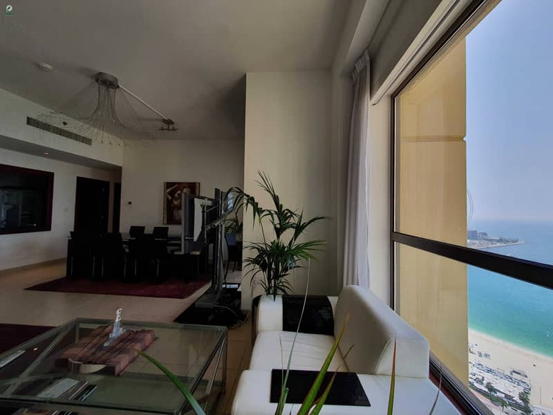 10 Amazing Fully Furnished | 3 Beds | Full Sea View