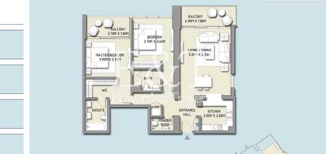 14 Prime Location | Spacious Layout| High Floor
