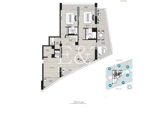 19 Luxury Brand New|Full Marina View|Ready to Move In