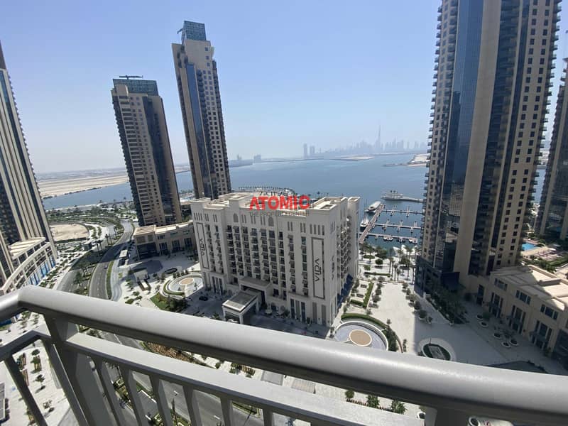 Full sea+burj khalifa view- 2 bedroom apartment for rent