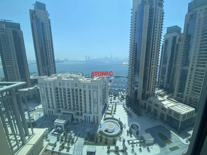 28 Full sea+burj khalifa view- 2 bedroom apartment for rent