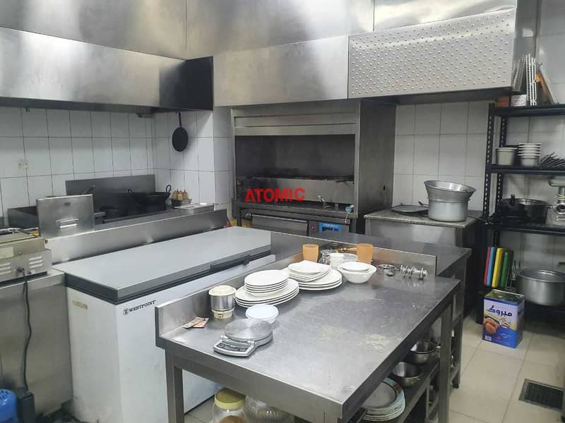 8 HOT DEAL!! RESTAURANT FOR SALE IN AL QUSAIS WITH LICENCE