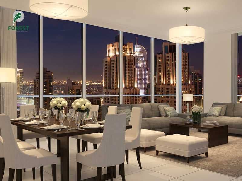2 Stunning Dubai Opera View | Half Floor Penthouse