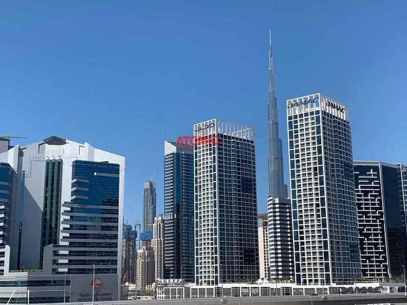 SPACIOUS STUDIO | BURJ KKHALIFA VIEW | BIG BALCONY  | READY TO MOVE | FRESH AND NEW