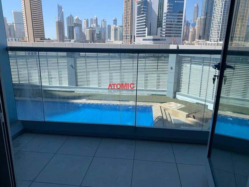 9 SPACIOUS STUDIO | BURJ KKHALIFA VIEW | BIG BALCONY  | READY TO MOVE | FRESH AND NEW