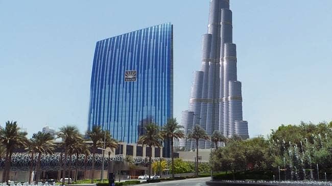 Luxury Office in Downtown Opposite Dubai Mall Partial View Burj Khalifa